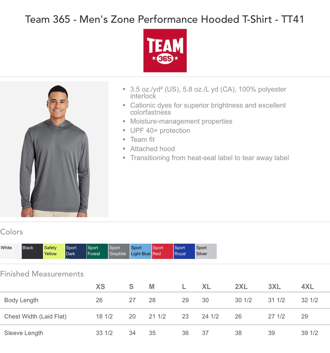 Dri Fit Hooded Long Sleeve Mustangs Baseball Adult & Youth
