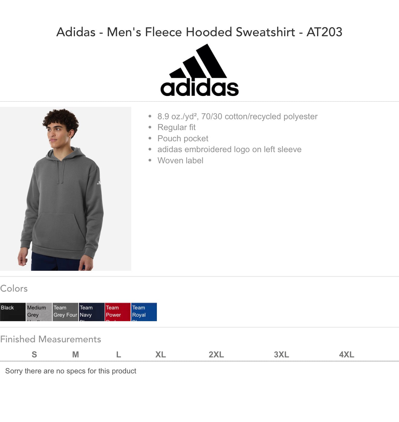 DCG Tennis Adidas Sweatshirts