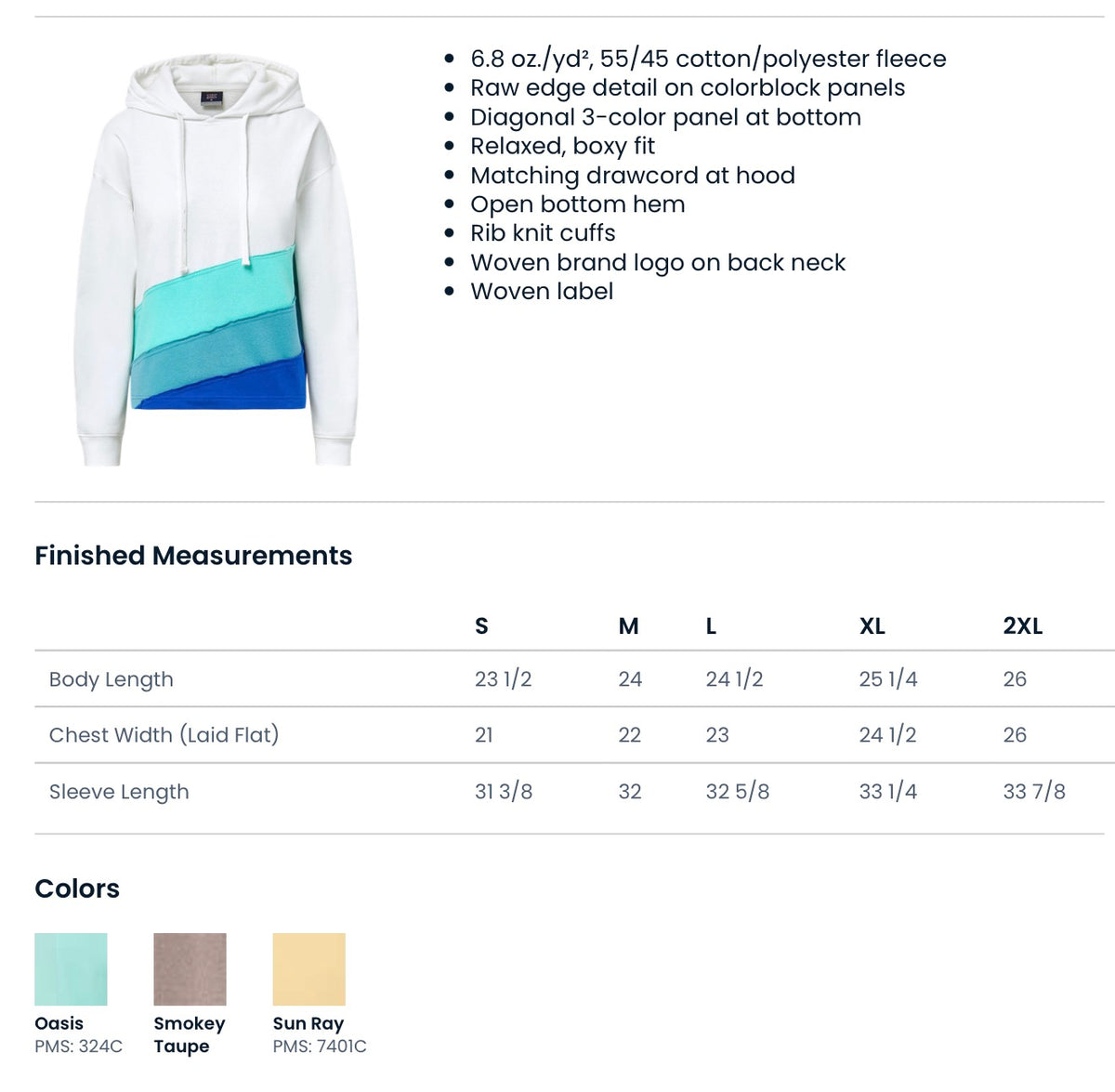 Team Spirit Color Block Hoodie - CUSTOM