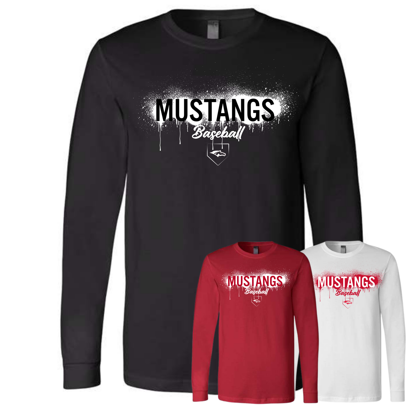 Spray Paint Long Sleeve T (Adult & Youth)