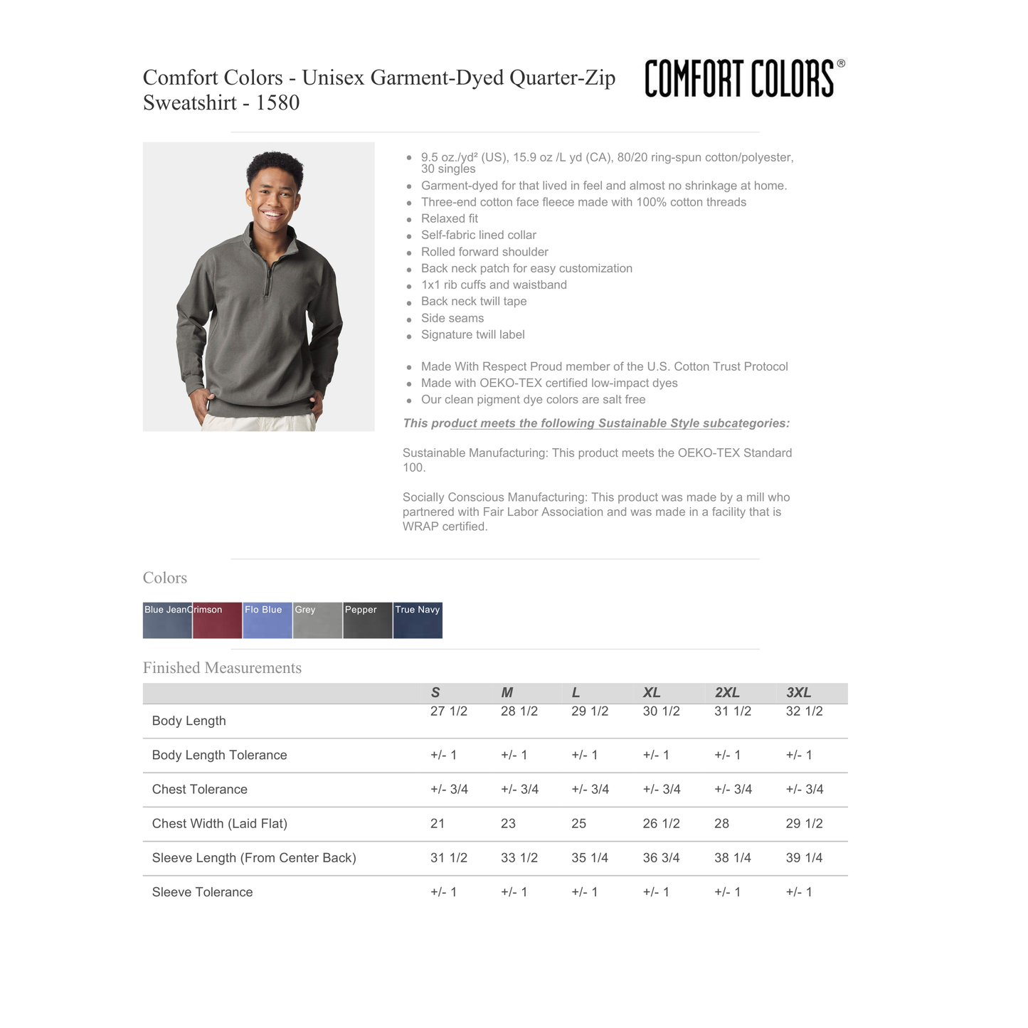 DCG NORTH RIDGE 1/4 Zip