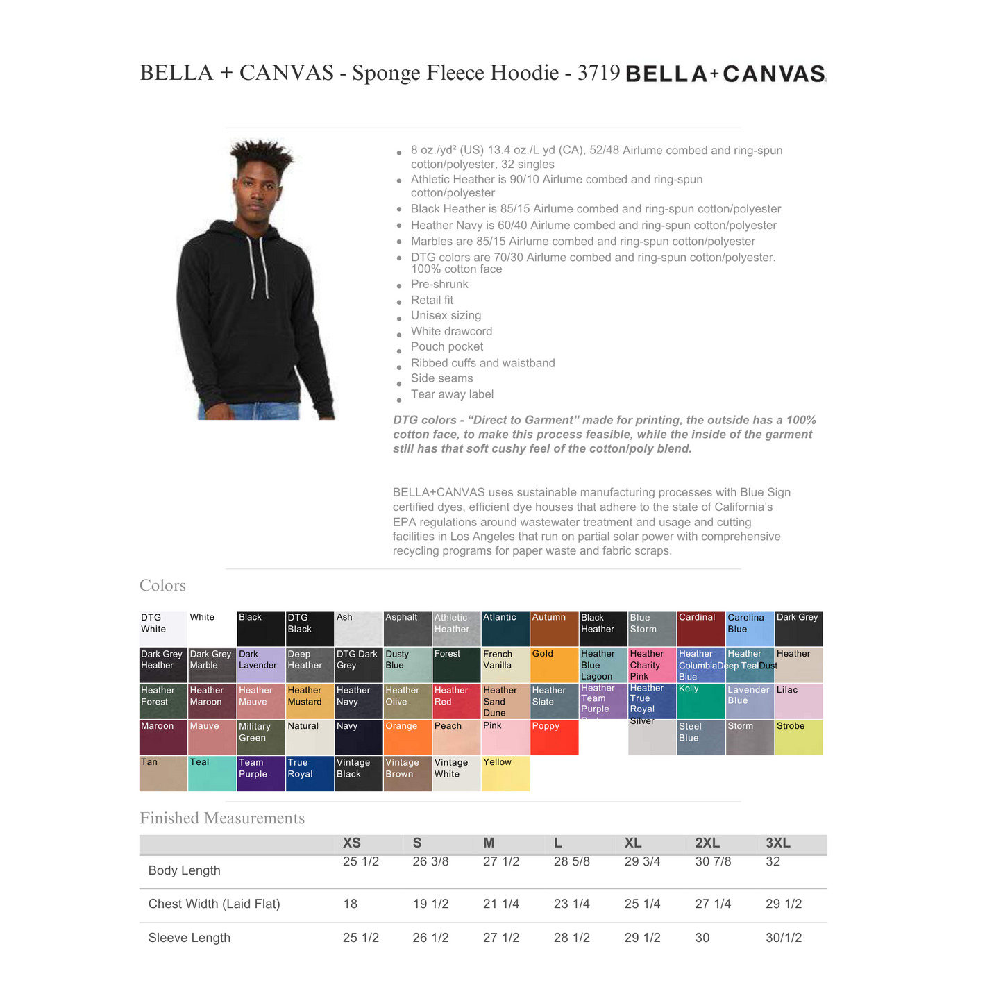 Bella Canvas Hoodie