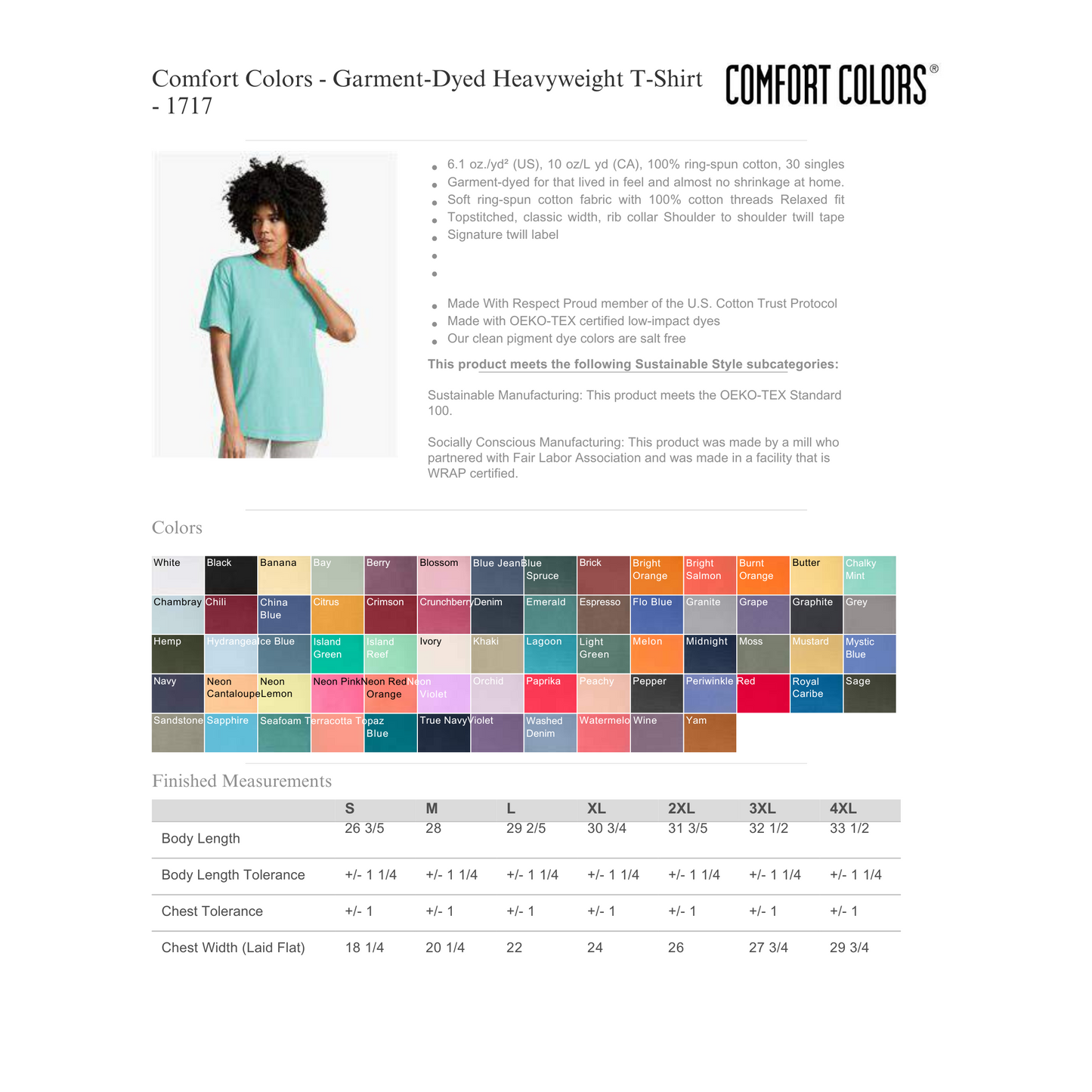 T-Shirt - Comfort Colors