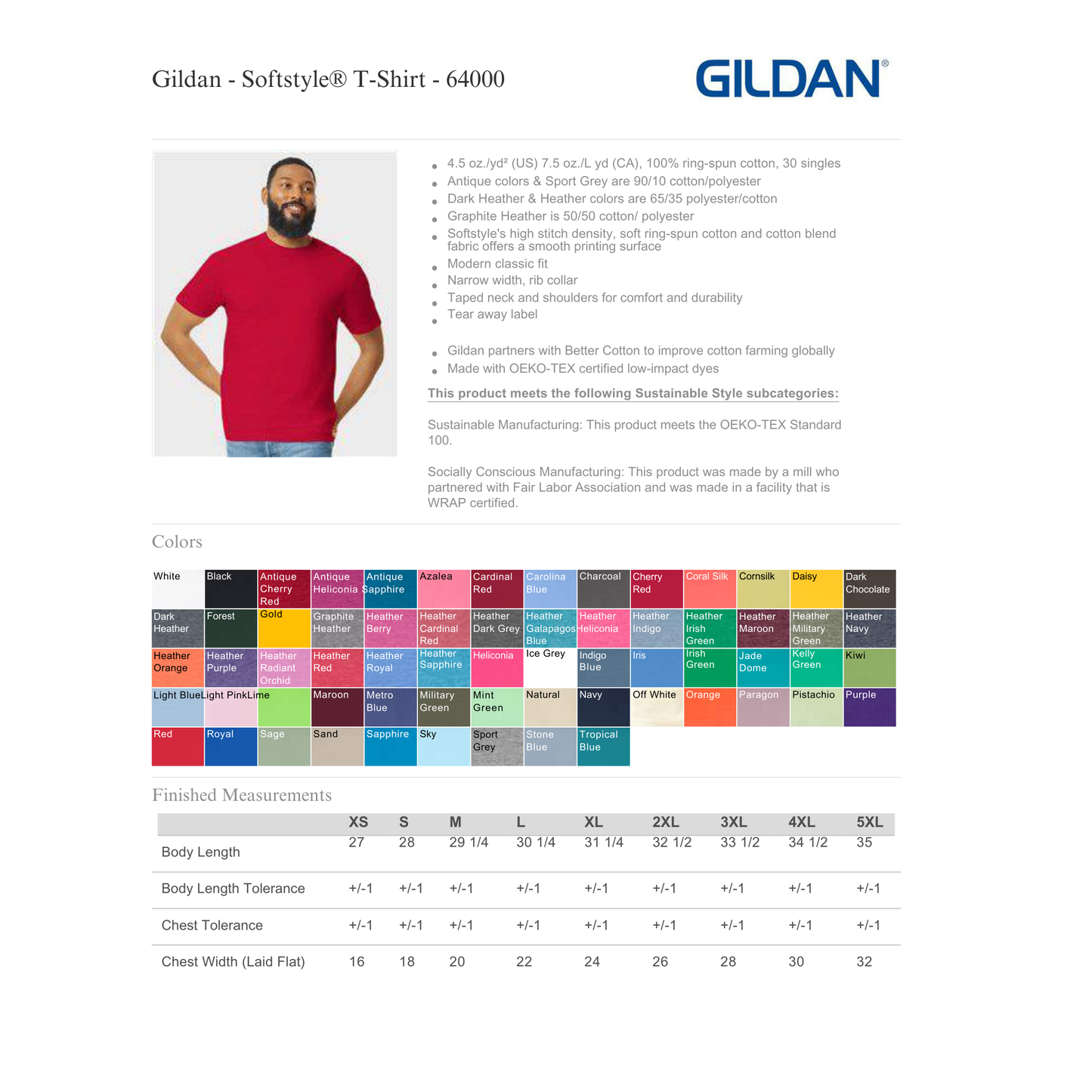 T-Shirt Gildan Softstyle