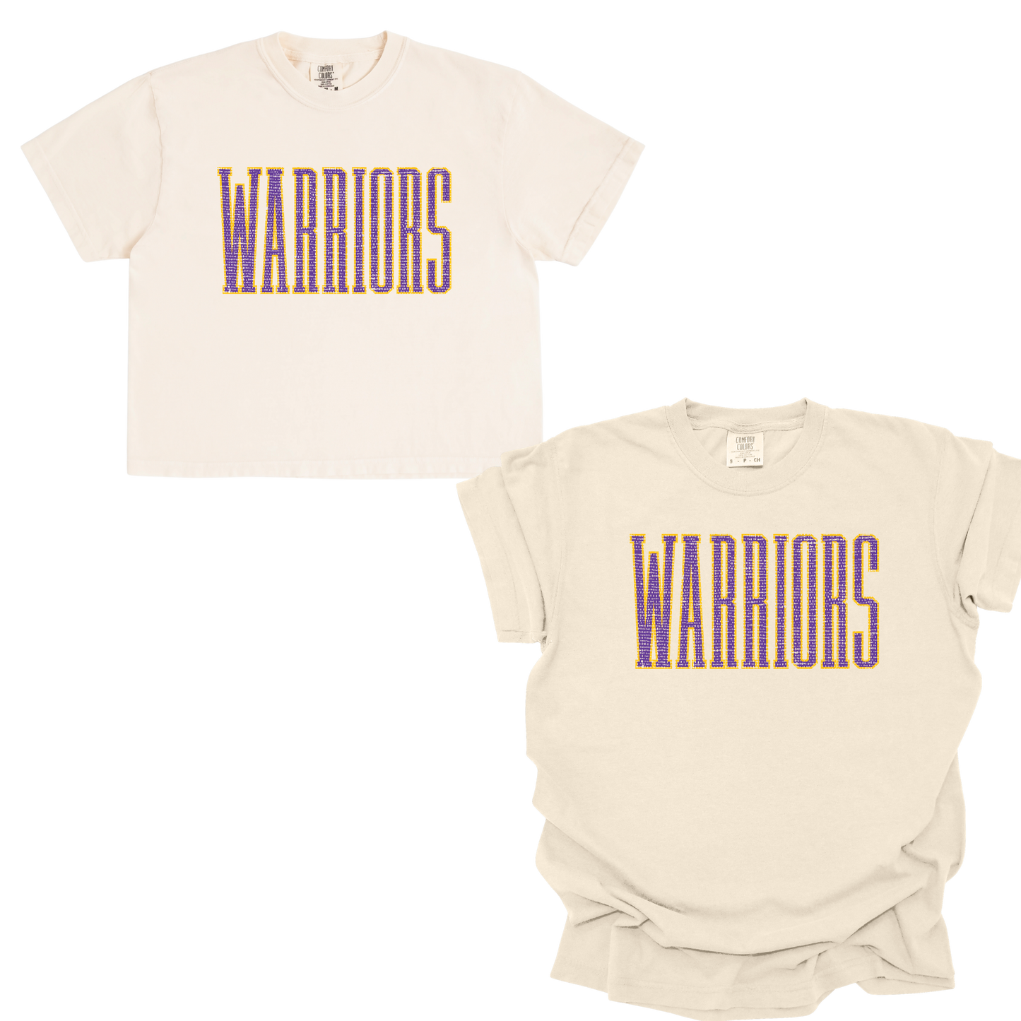 Warriors Purple and Yellow