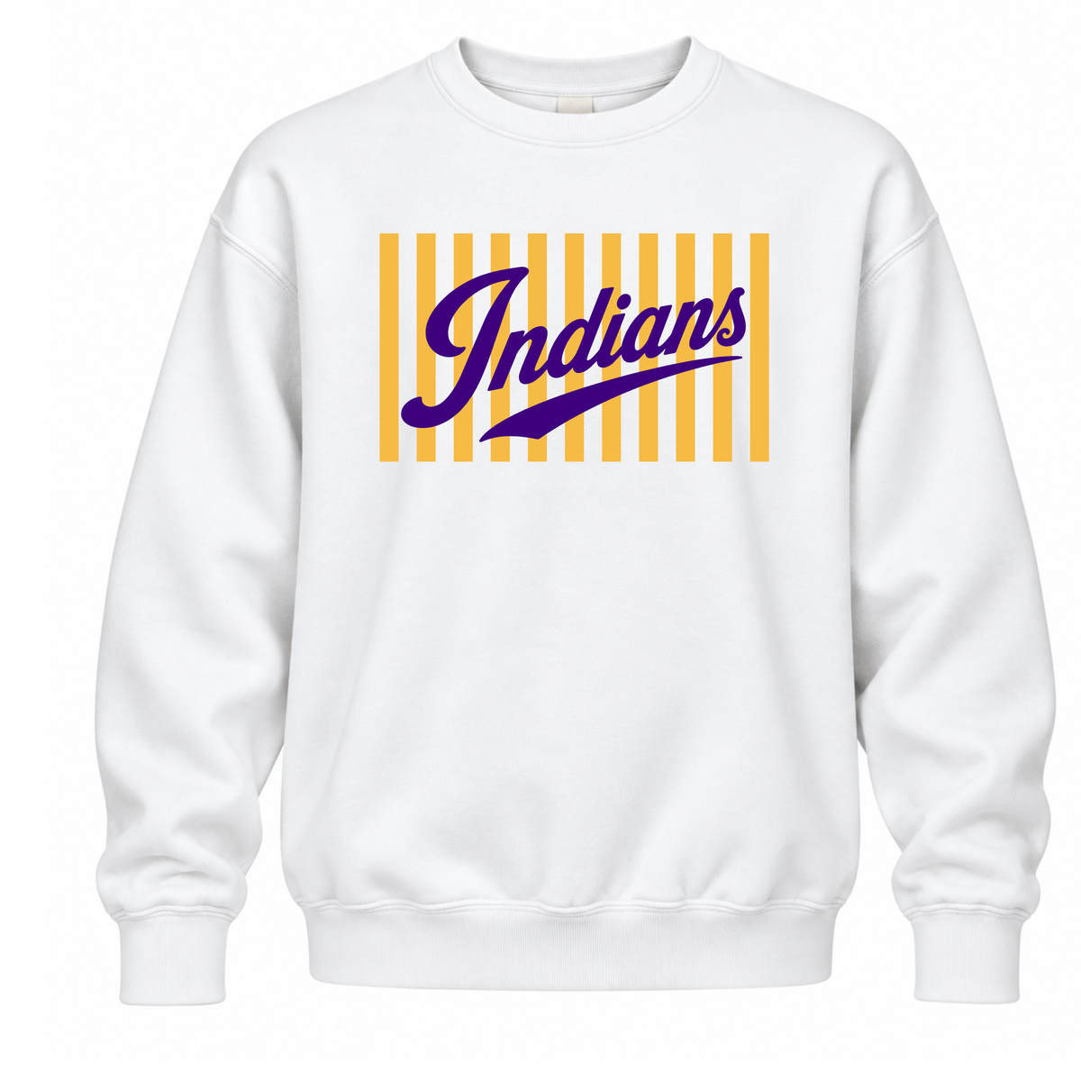 Custom Stripe Design Crewneck