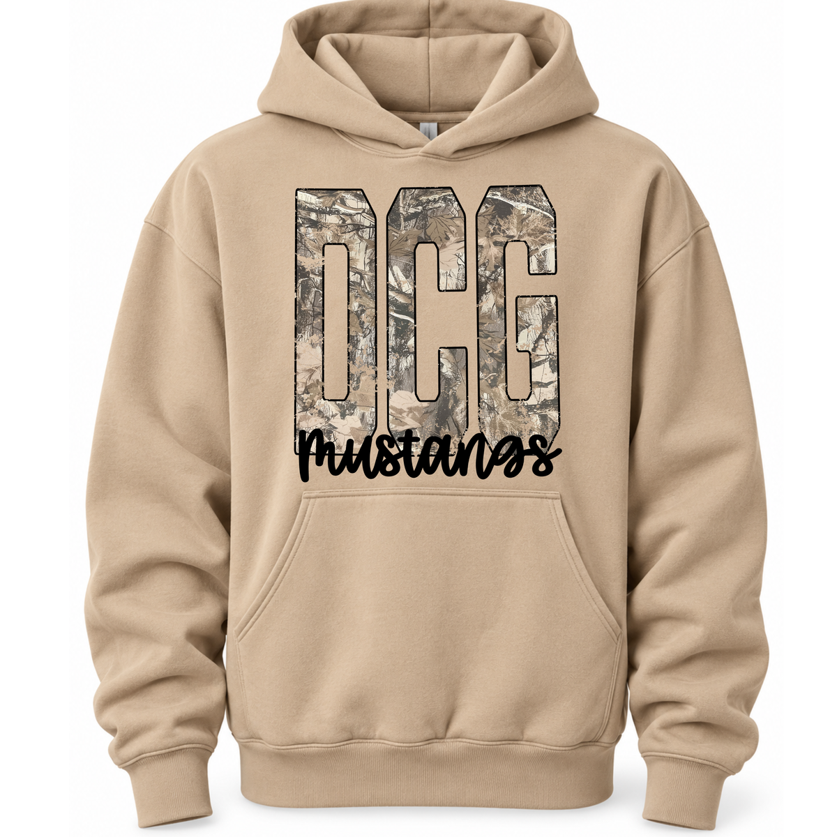 DCG Mustangs Camo Print Hoodie