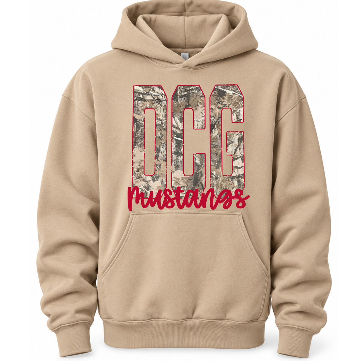 DCG Mustangs Camo Print Hoodie