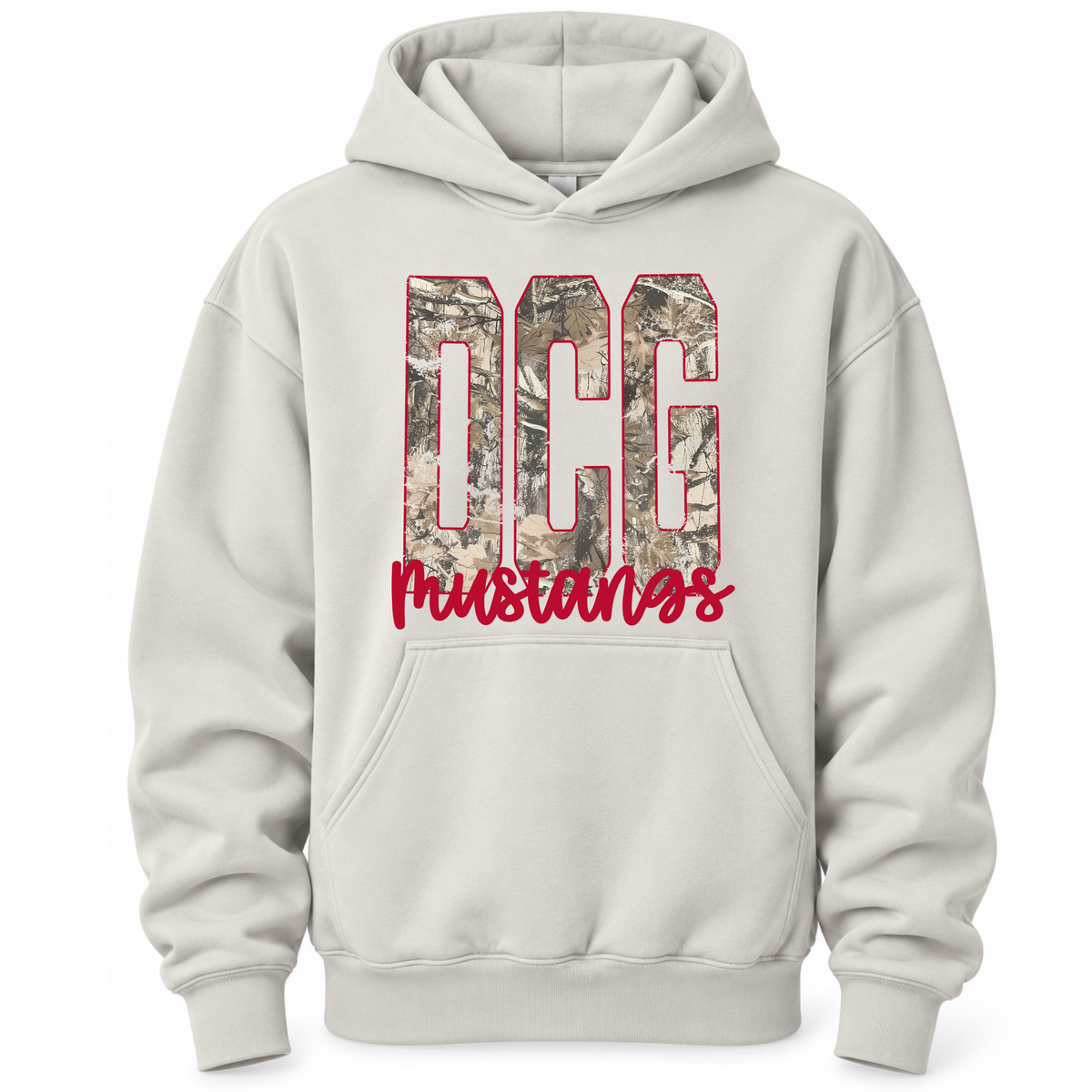 DCG Mustangs Camo Print Hoodie