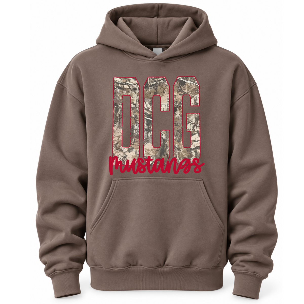 DCG Mustangs Camo Print Hoodie