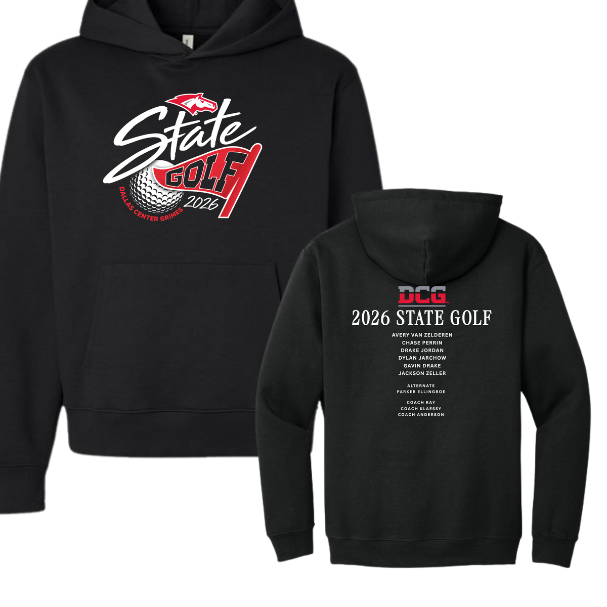DCG State Golf Hoodie or Crewneck