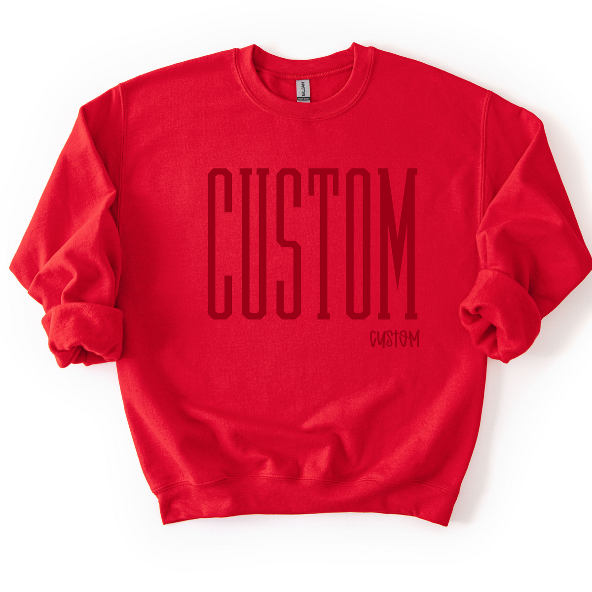 CUSTOM Tall Monochromatic Crewneck