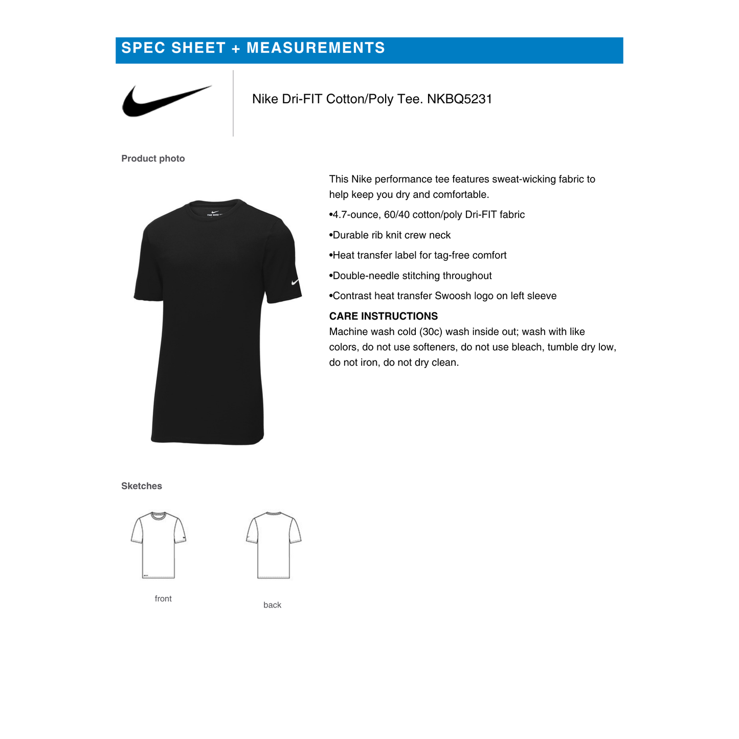 Nike Dri Fit Short Sleeve T