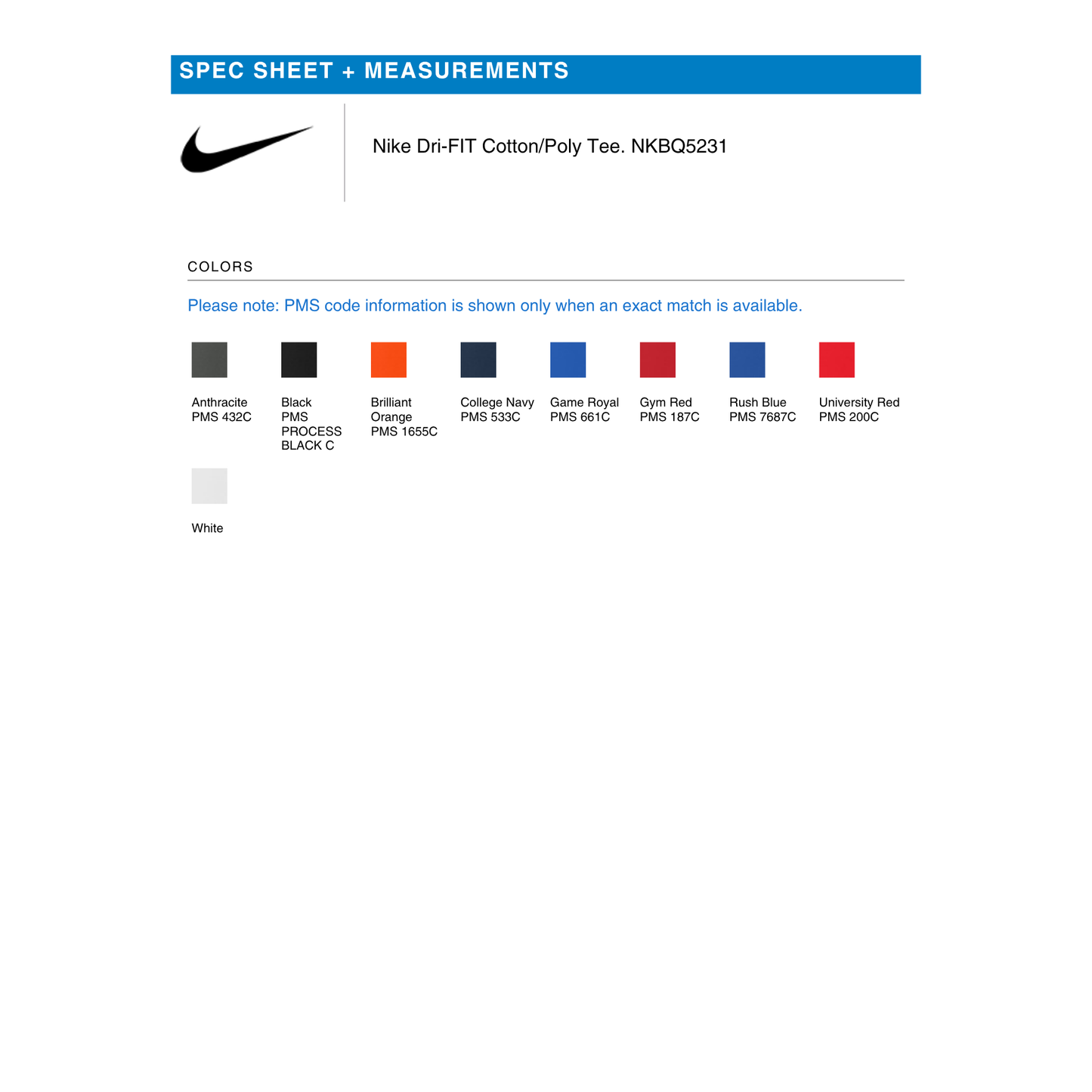 Nike Dri Fit Short Sleeve T