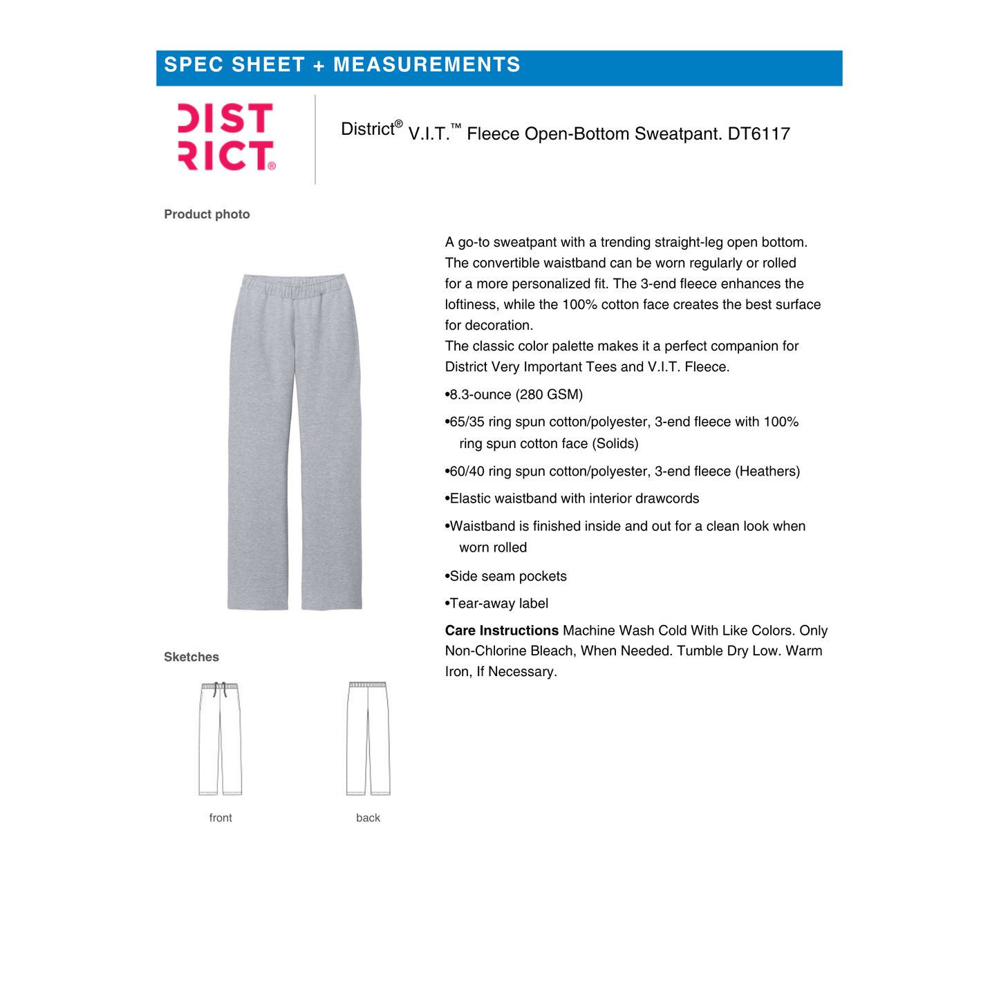 District Brand Sweatpants