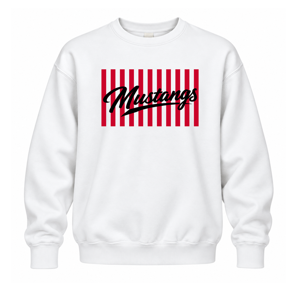 Custom Stripe Design Crewneck