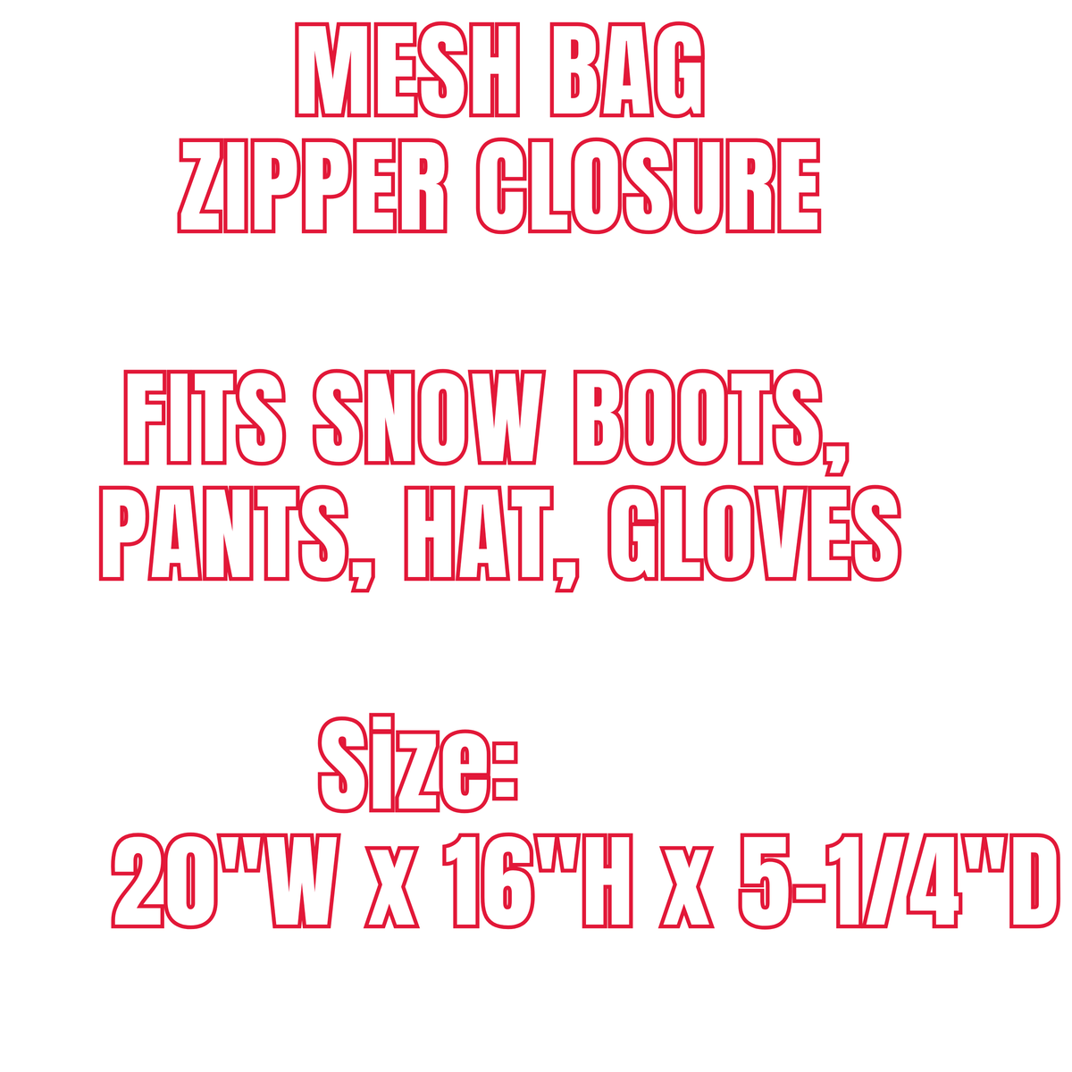 Custom Snow Bag