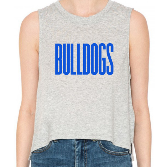 GREY Cropped Tank - CUSTOM