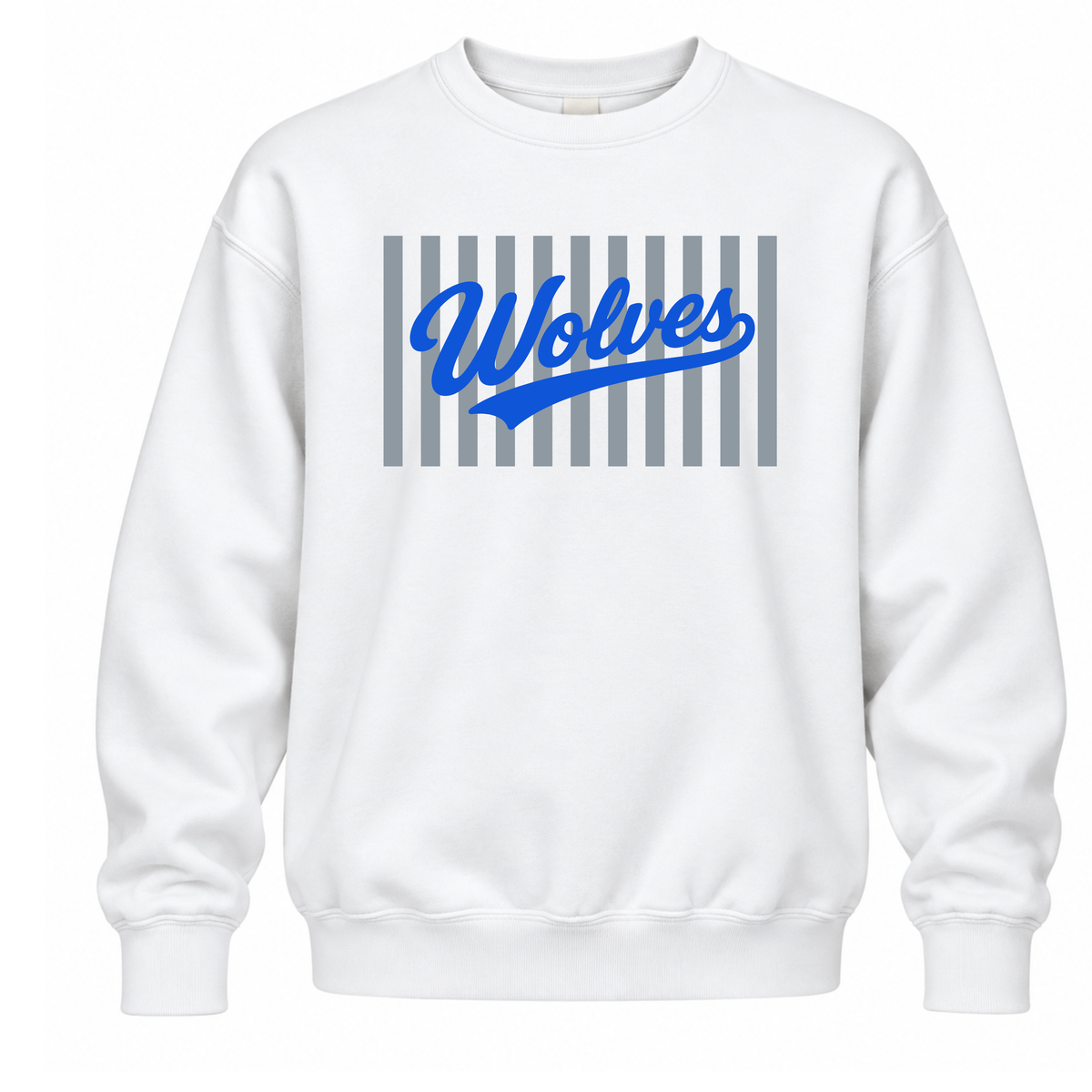 Custom Stripe Design Crewneck