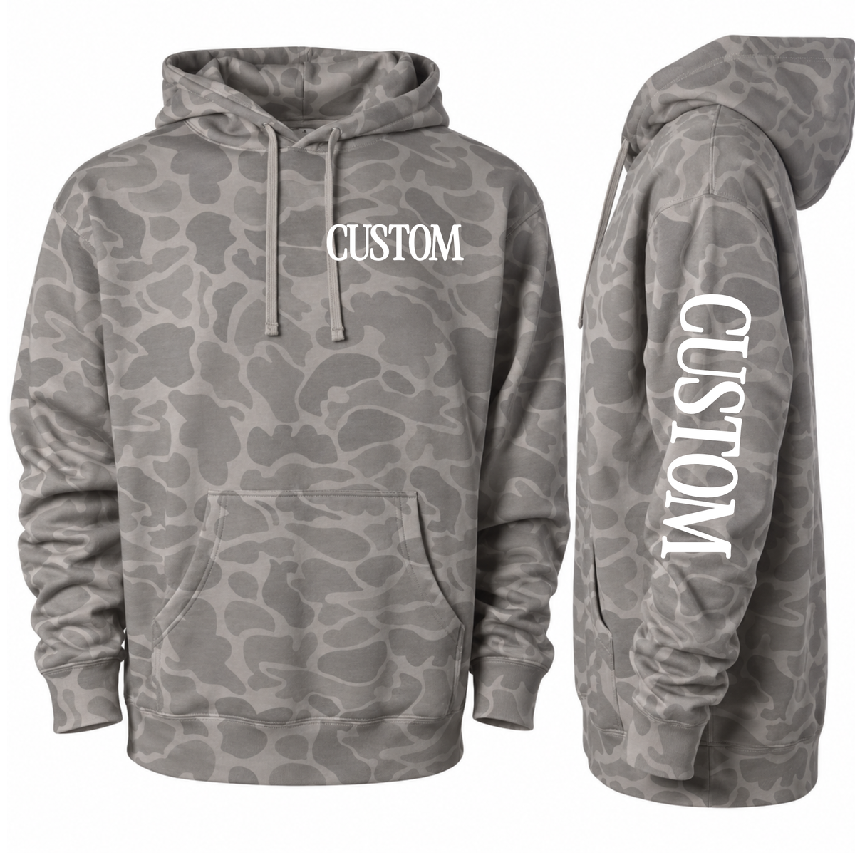 Vintage Duck Camo Hoodie - Custom