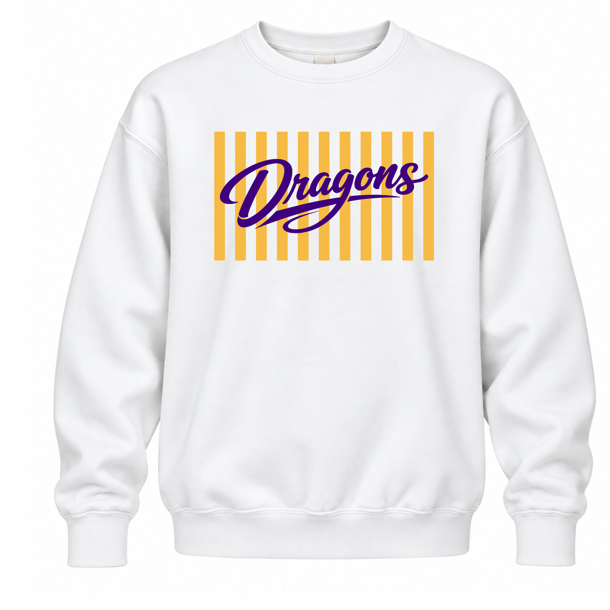 Custom Stripe Design Crewneck
