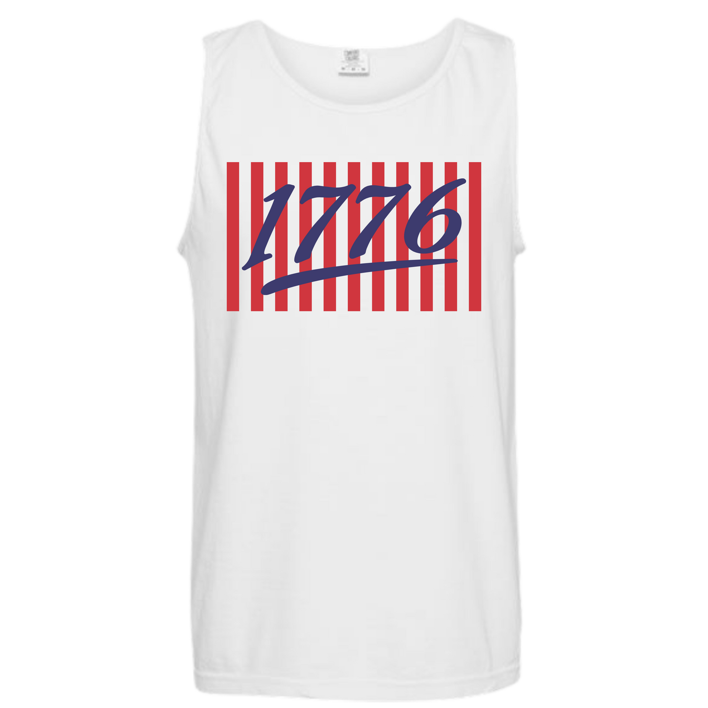 White or Blue Lines Unisex TANK
