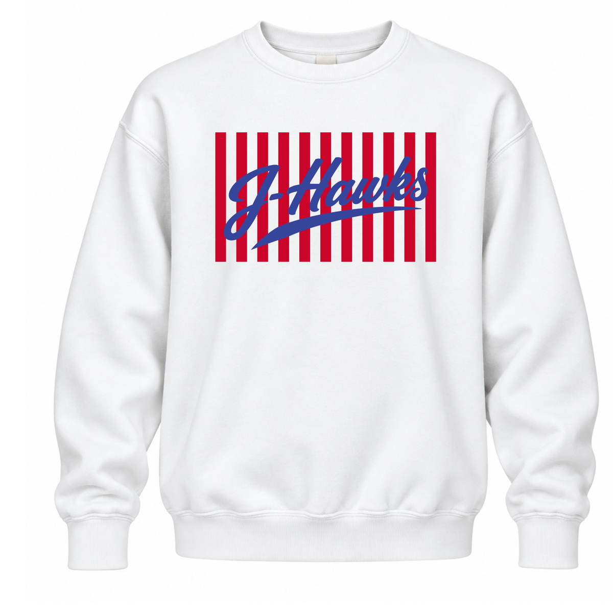 Custom Stripe Design Crewneck
