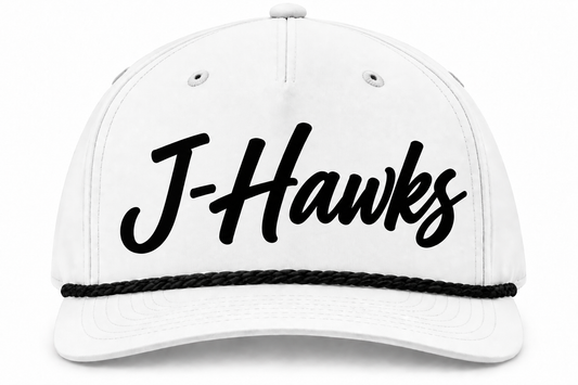 J-Hawks or Urbandale White Rope Hat