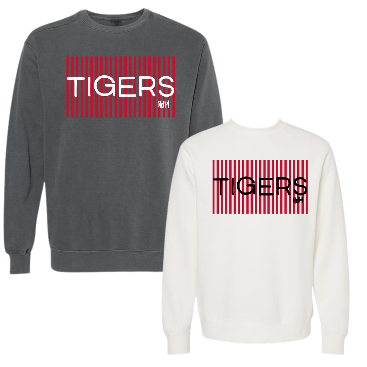 Tigers Stripe Crewnecks