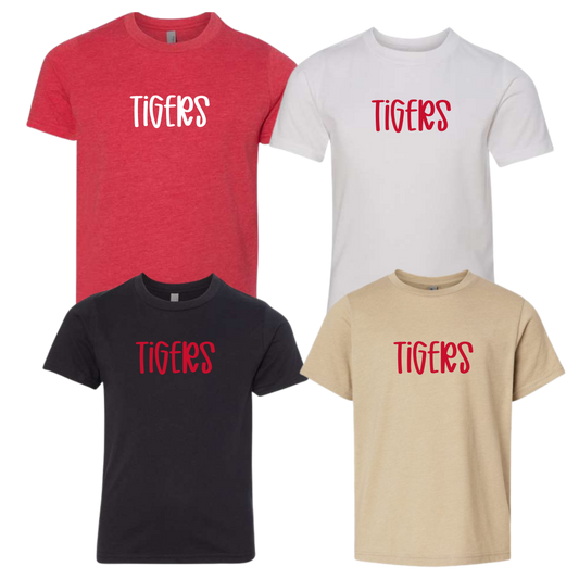 Tigers handwriting  YOUTH Tees