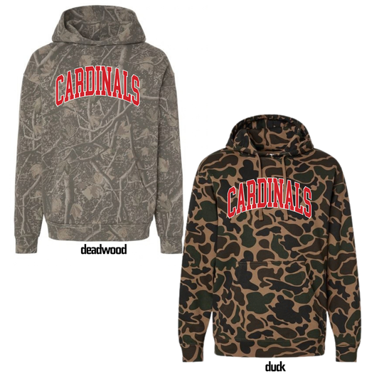 Cardinals Camo YOUTH Hoodies