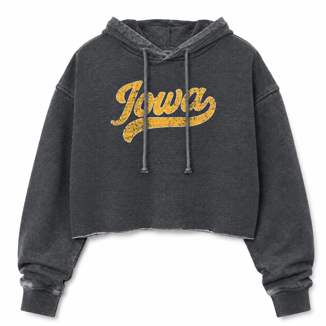Chicka D Campus Hoodie - Mom Crop