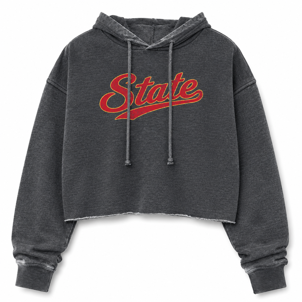 Chicka D Campus Hoodie - Mom Crop