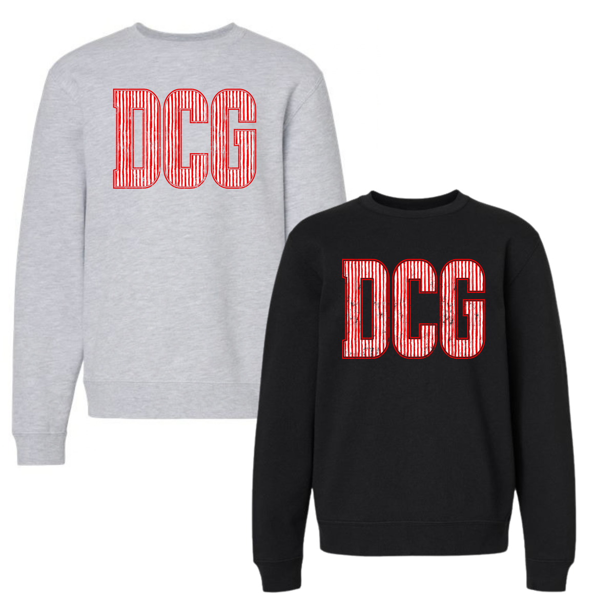 Striped DCG YOUTH Crewneck