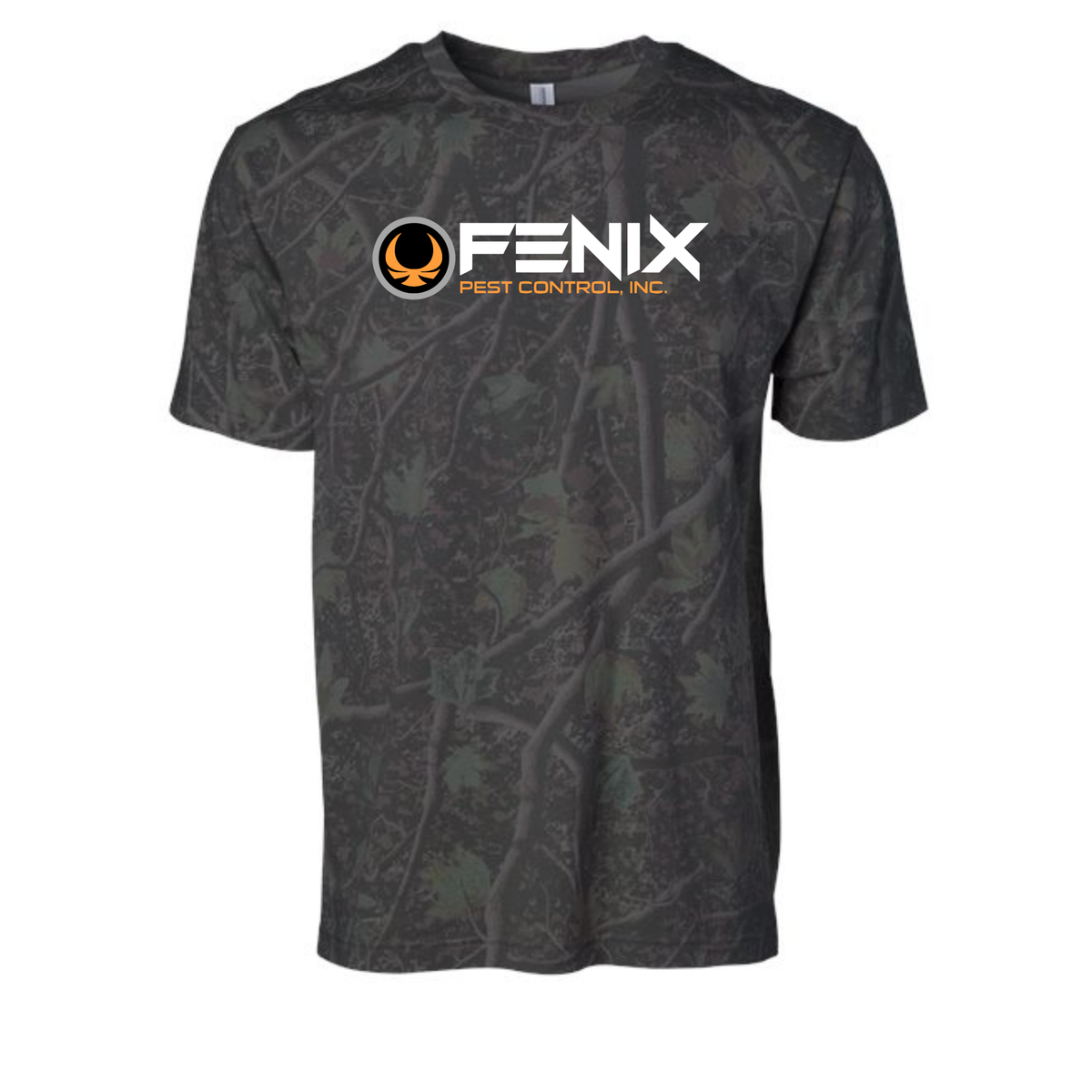 Fenix on Darkwood Camo Tees