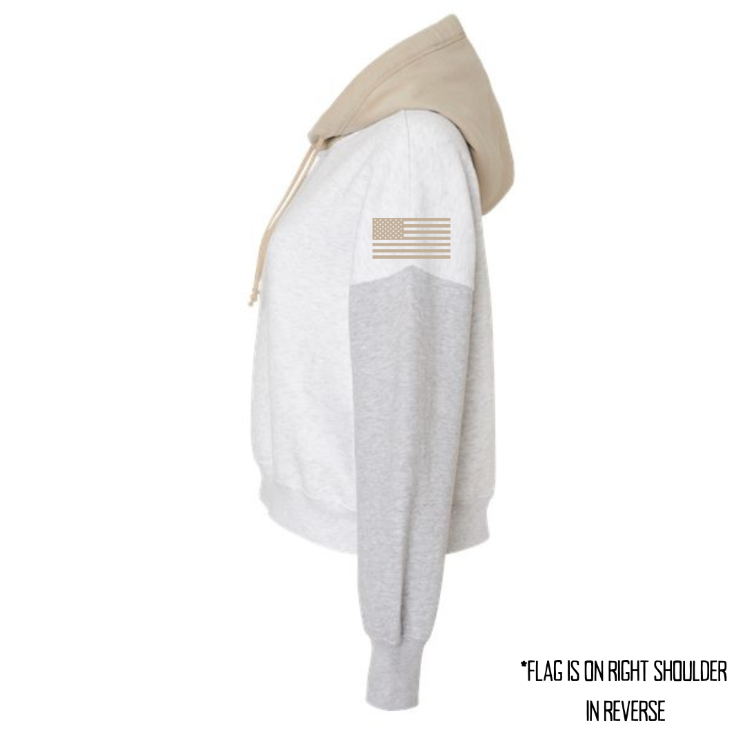 five one five co. color block hoodie