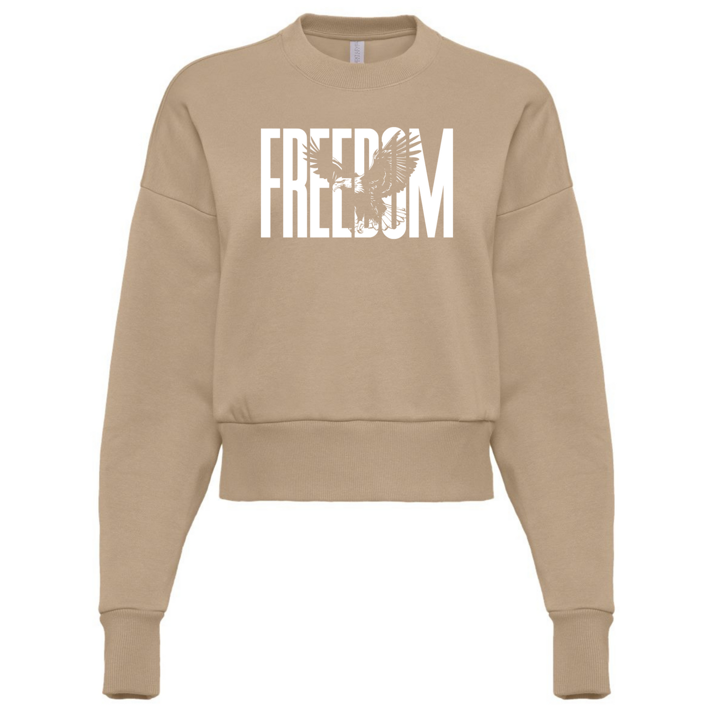 Freedom Eagle Cropped Sweatshirt