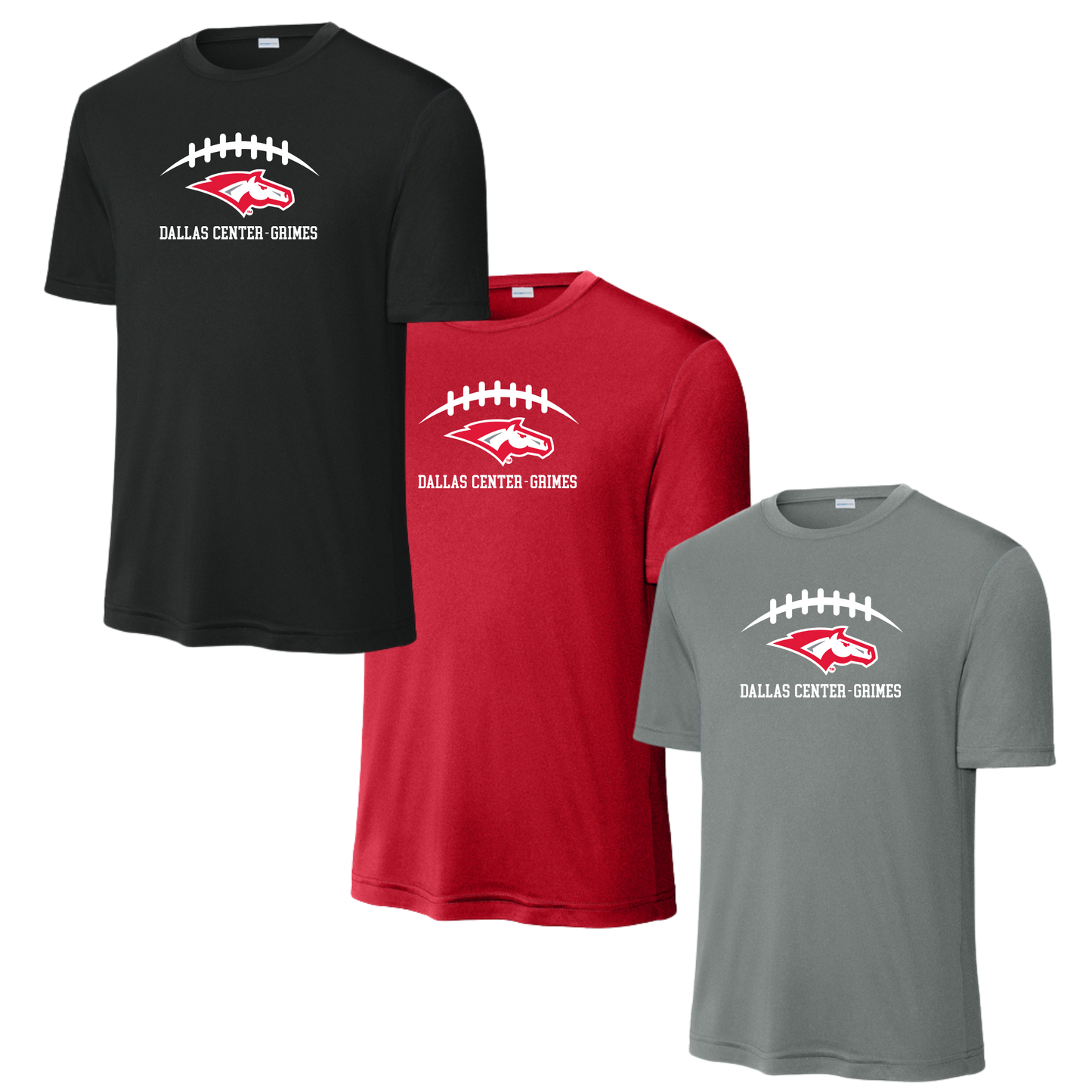 Dallas Center Grimes Football YOUTH Tees