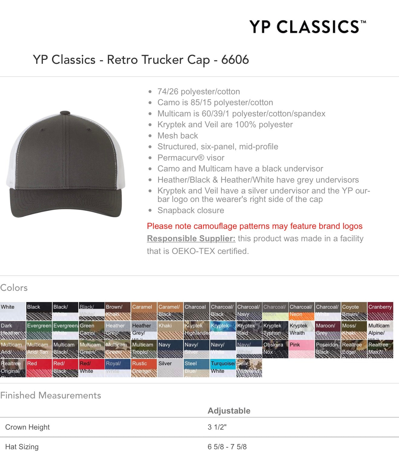 Custom Baseball Hat Grey YP Classic