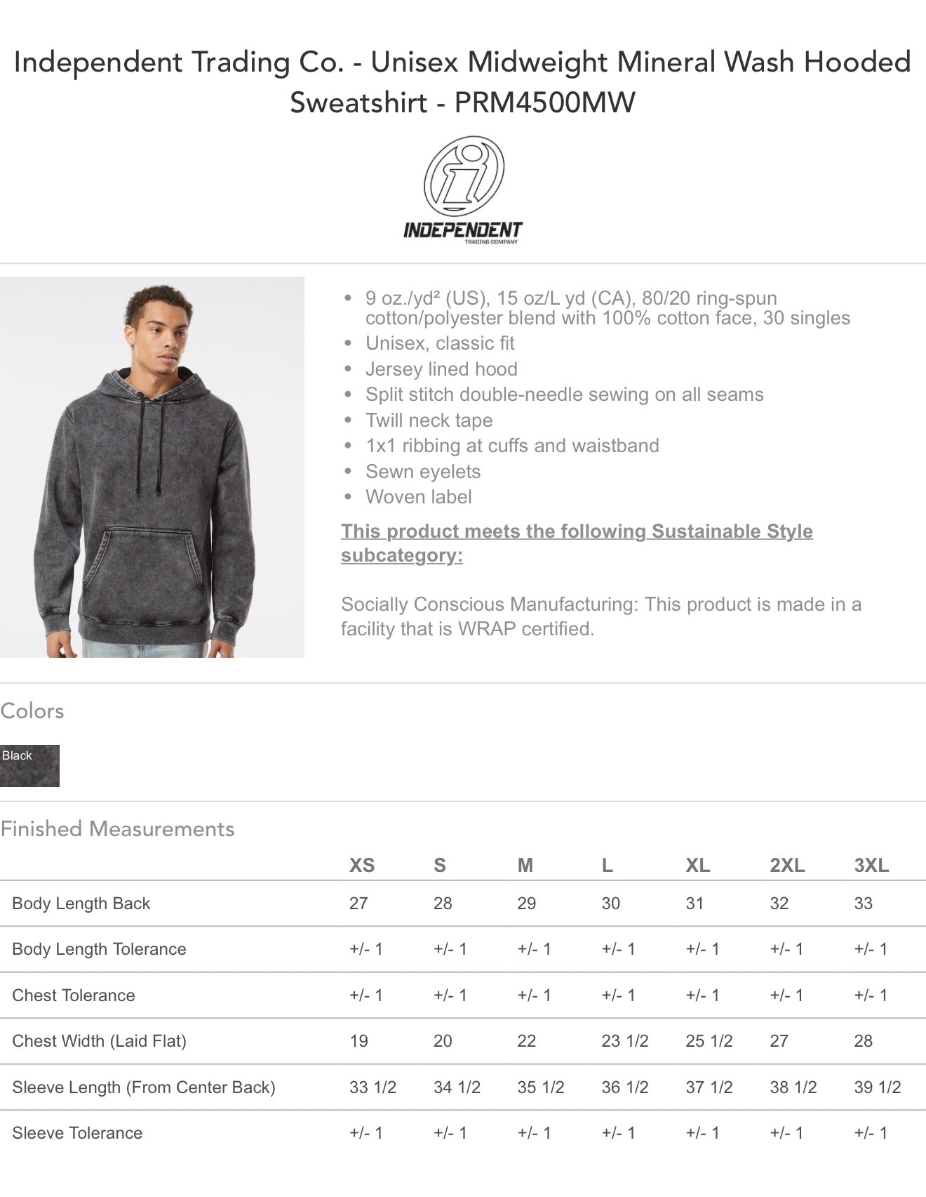 Mineral Wash Hoodie