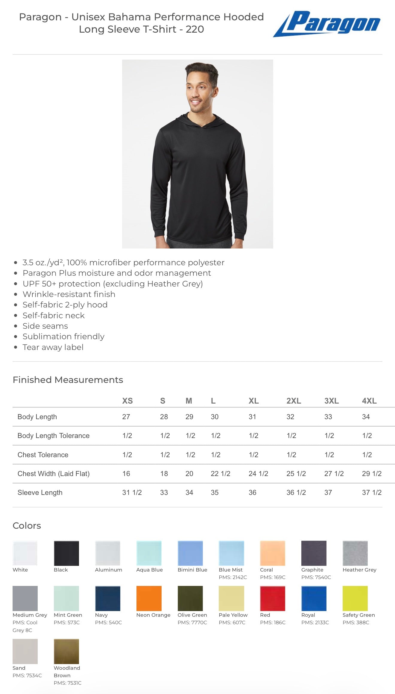 Long Sleeve Hooded shirt