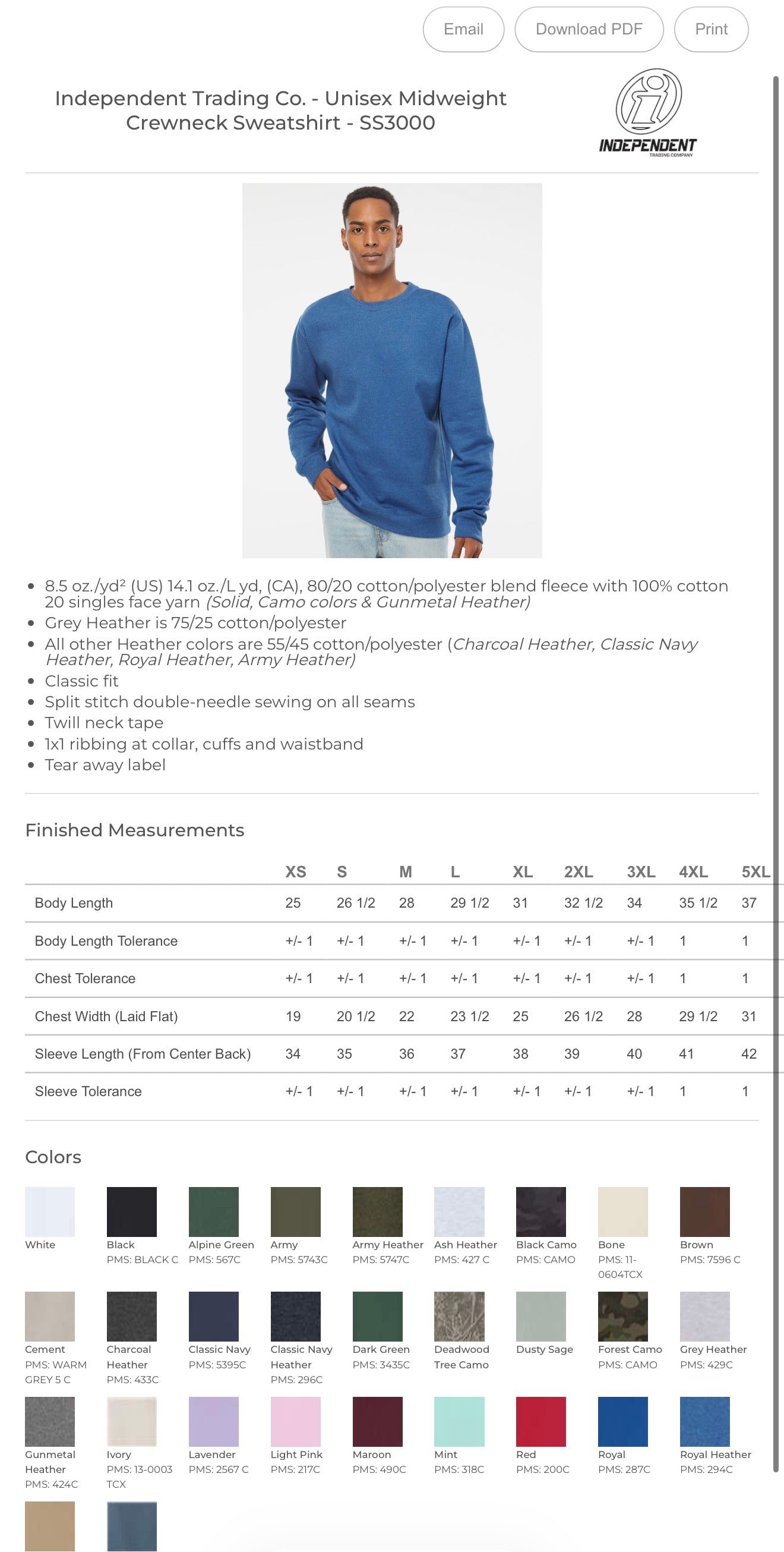 Unisex Crewneck Sweatshirt