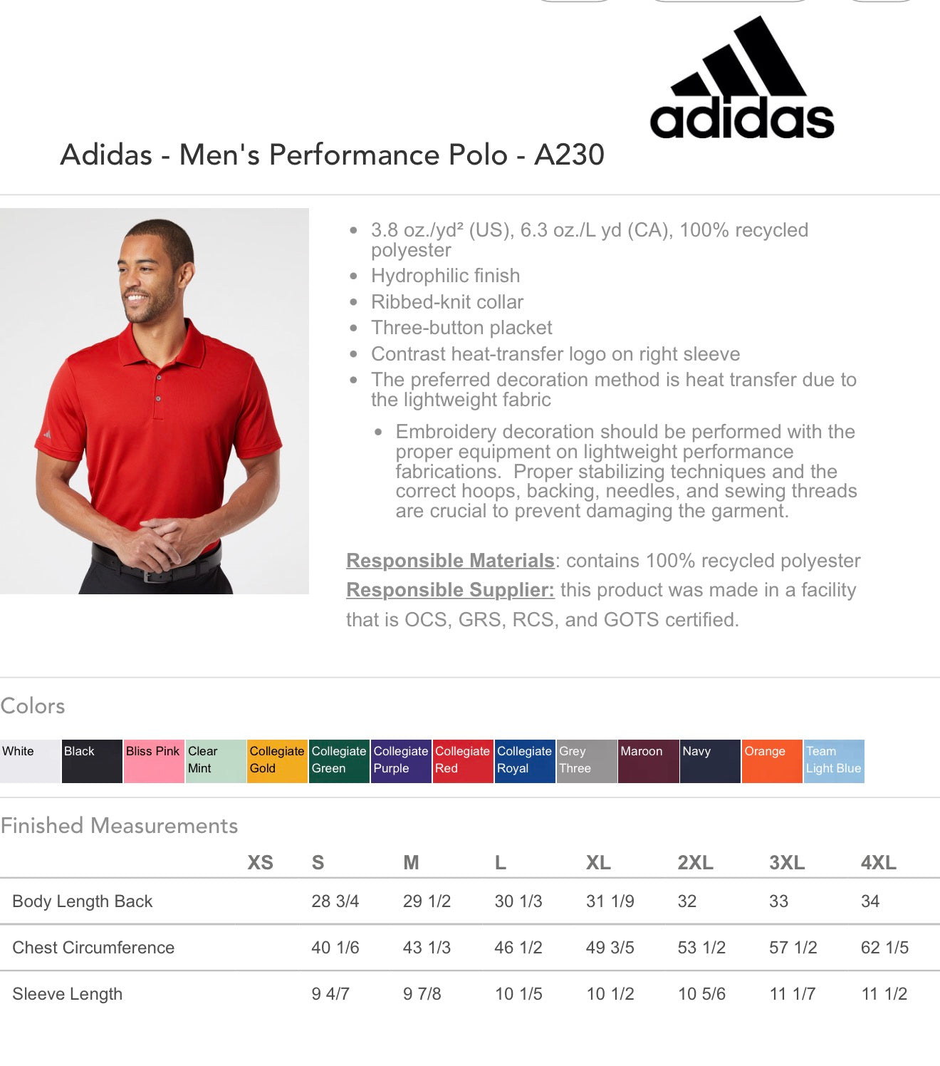 Adidas Polo