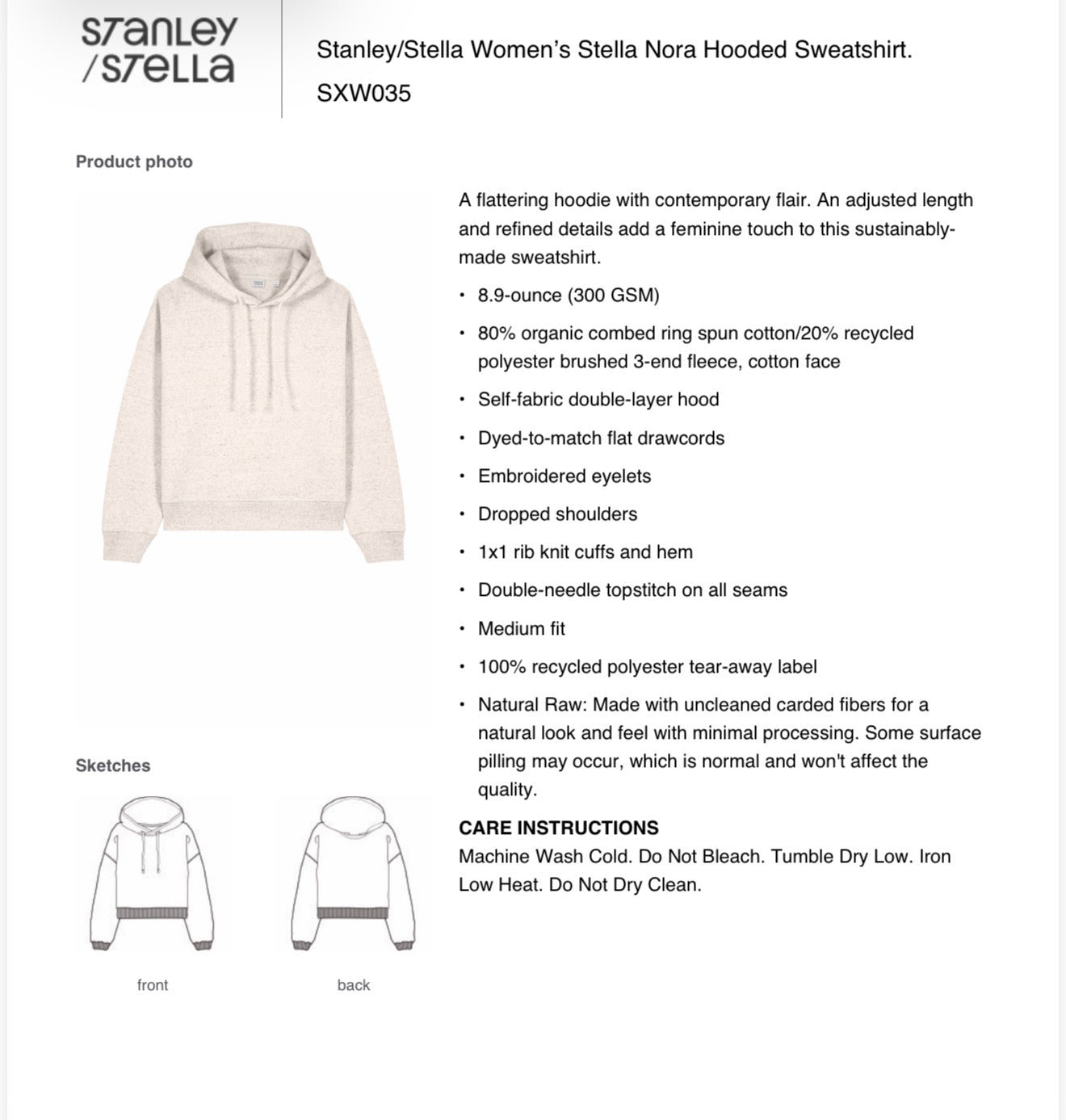 Custom Womens Hoodie