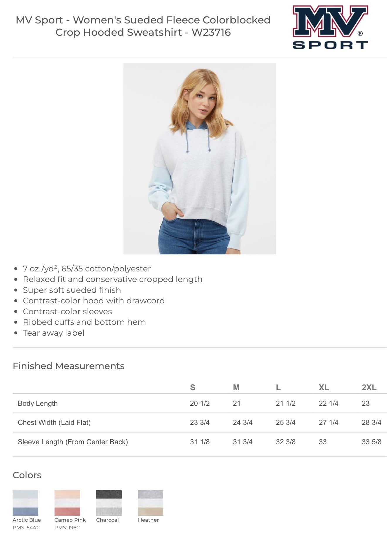 Womens Color Block Hoodie