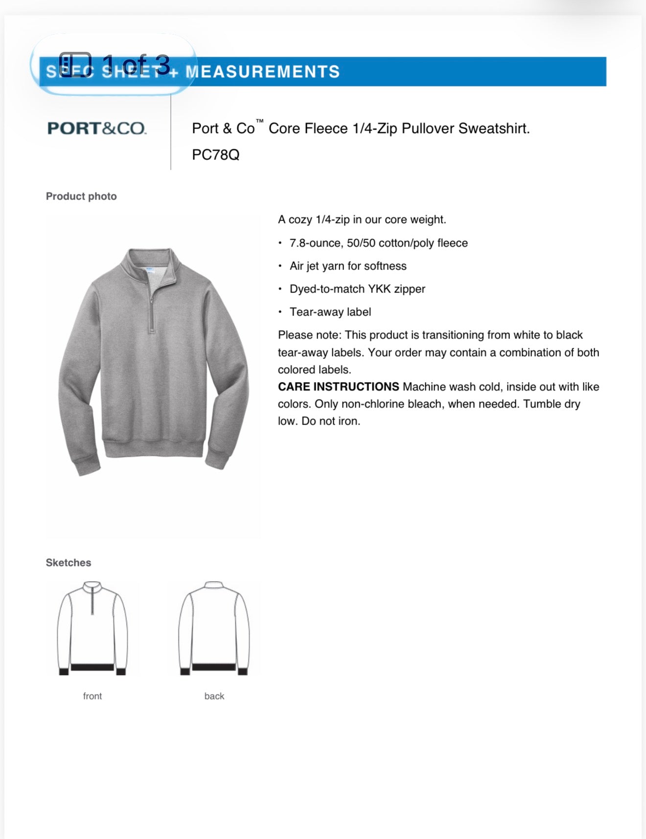 1/4 Zip