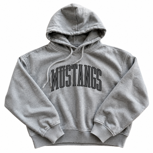 Custom Acid Wash Fleece Cropped Hoodie