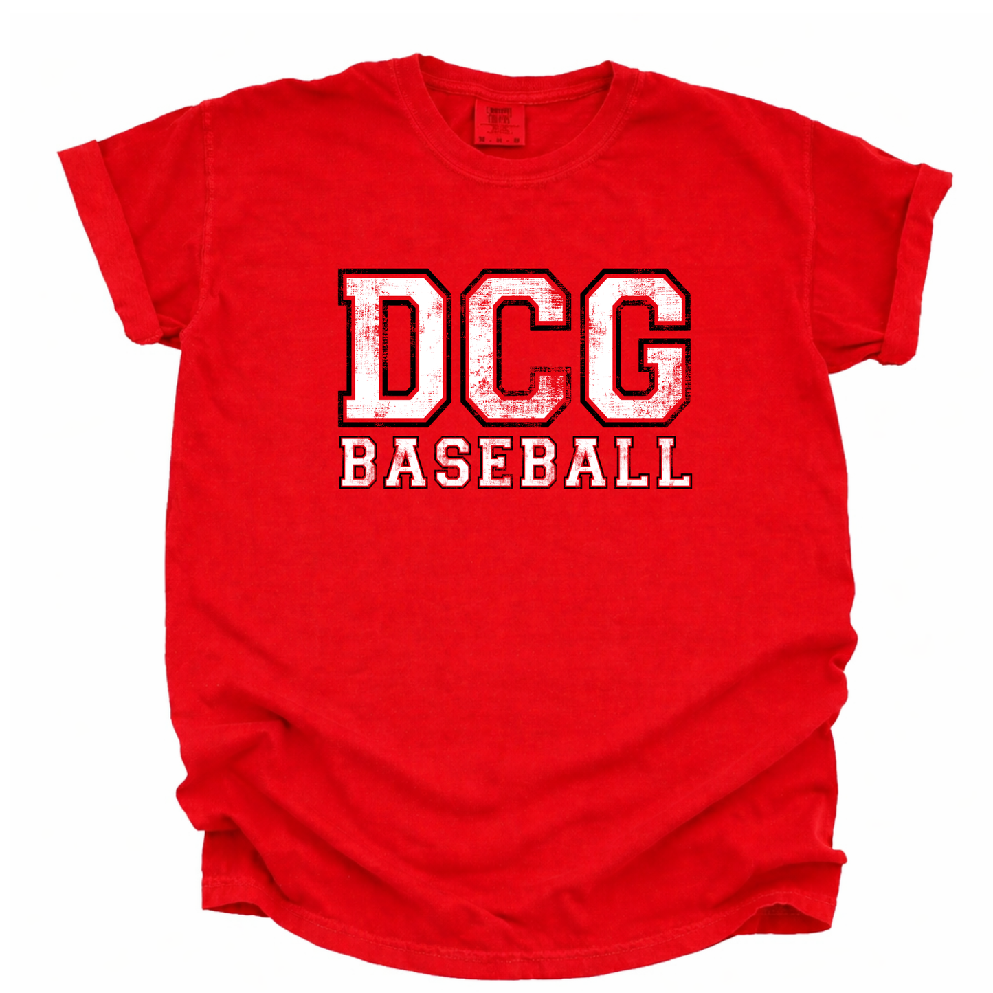 DCG Baseball Distressed Comfort Colors T's & Crops