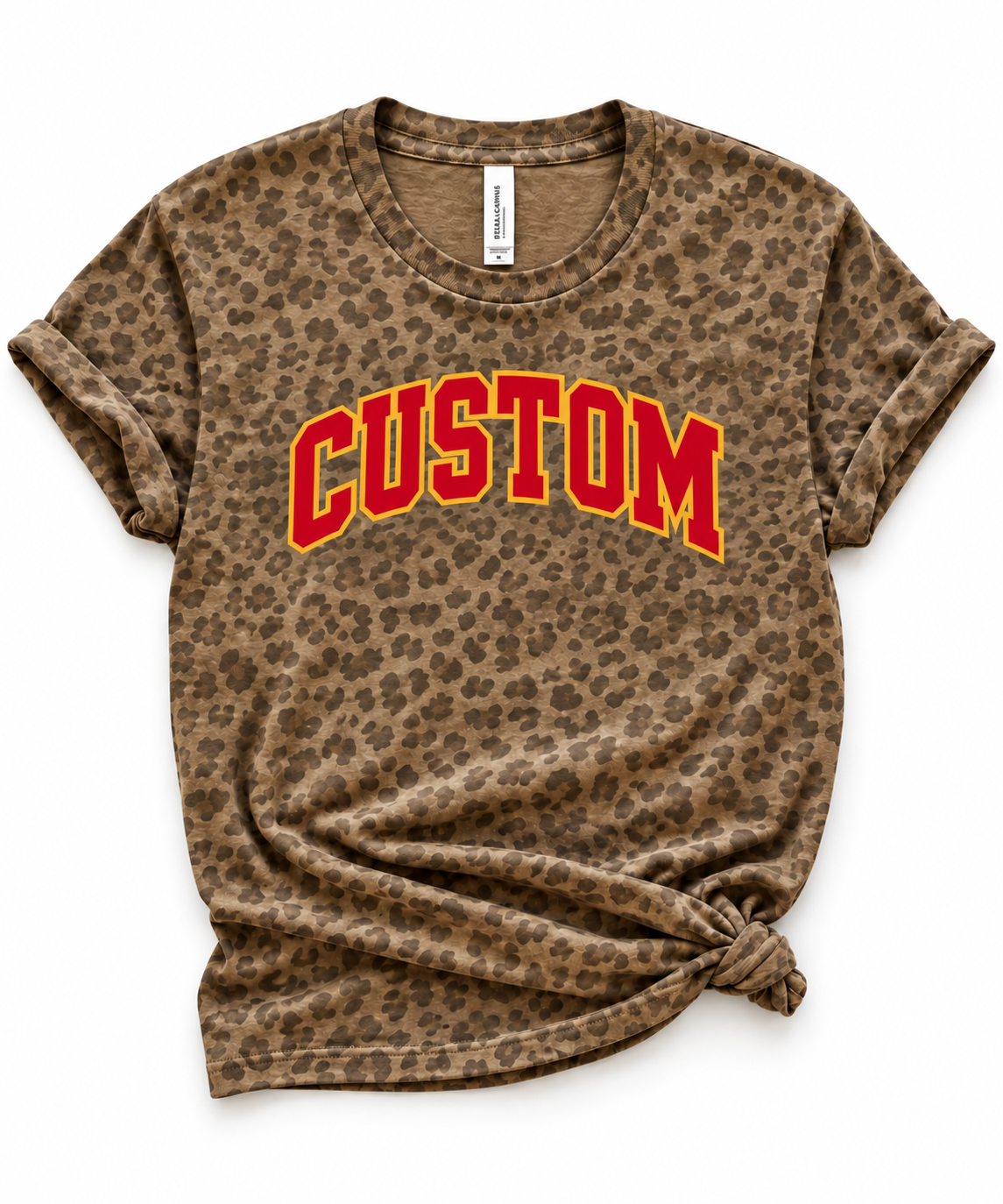 CUSTOM Leopard T-shirt