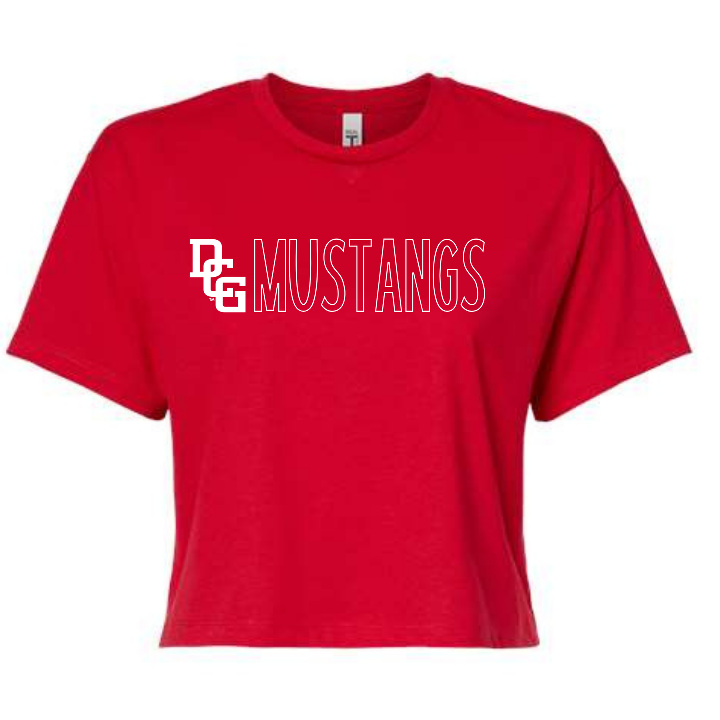 DCG Mustangs Cropped T-shirt